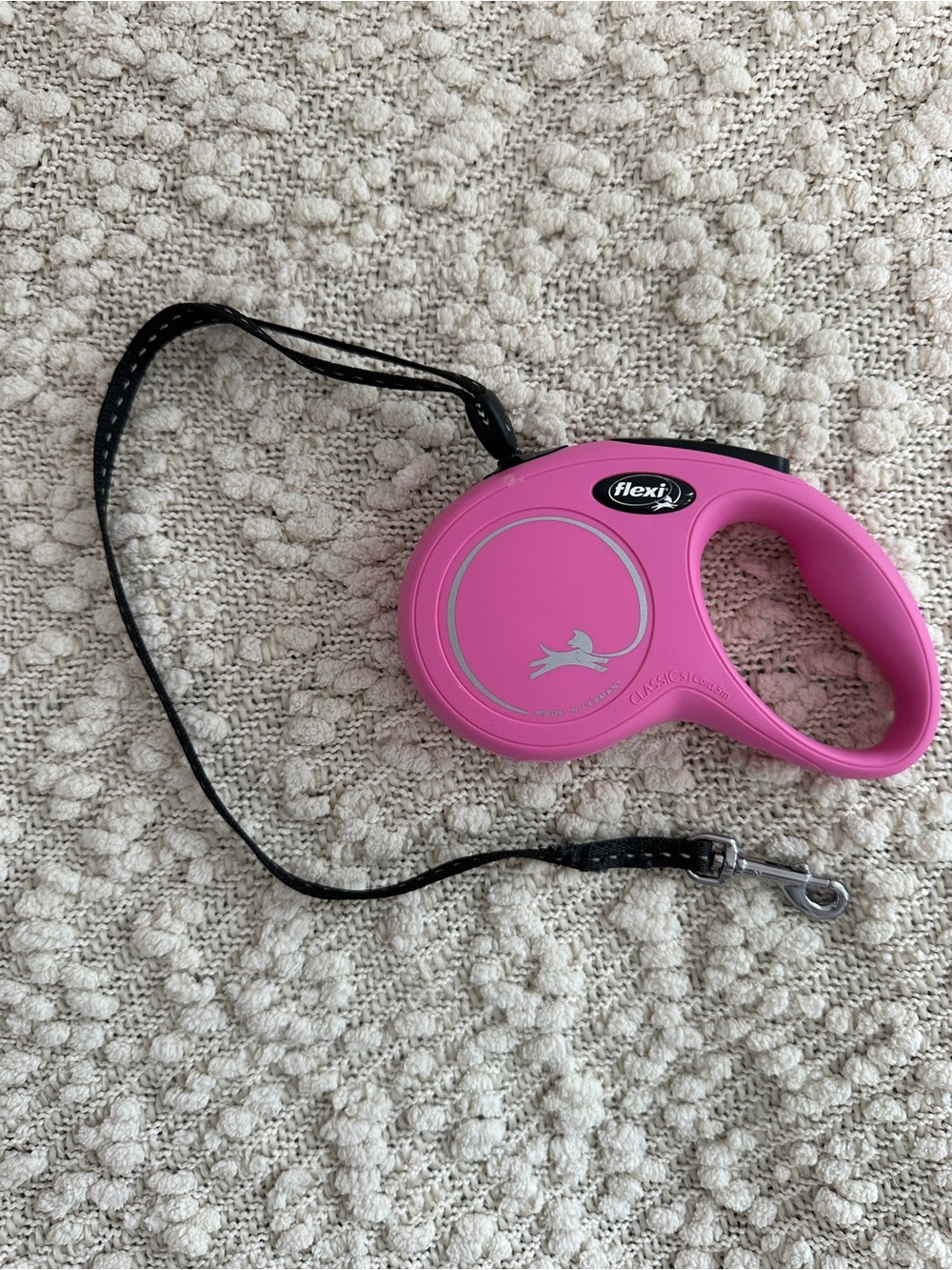 Flexi New Classic Retractable Dog Leash Pink Small S 5m 16ft Cord Lead Germany